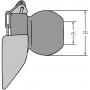2x CIĘGŁO BOCZNE BELKA 950 mm C-385 C385 KAT 3